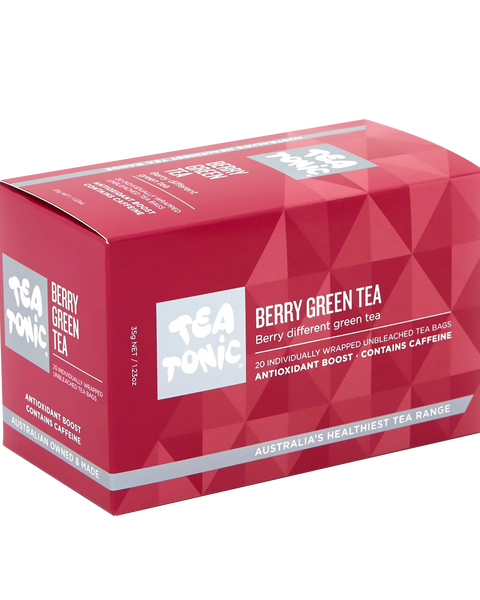 Berry Green Tea - 20 Teabags Box Organic
