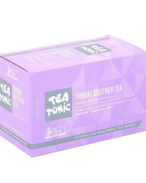 Throat Soother Tea  -  20 Teabags Box Organic