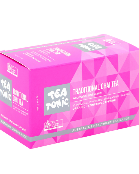 Traditional Chai Tea - 20 Teabags Box