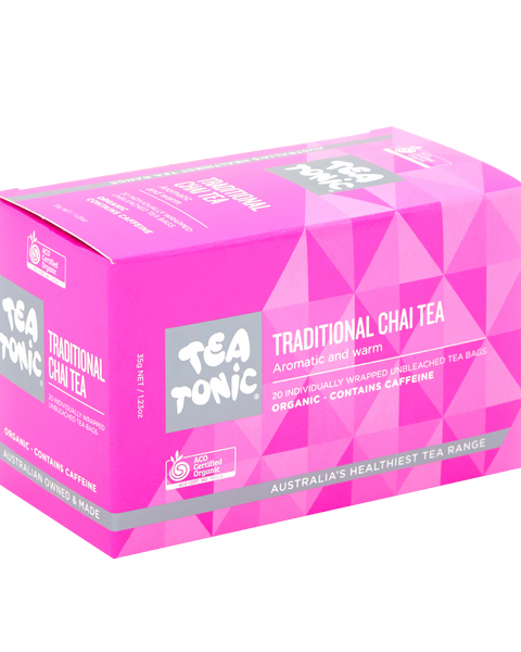 Traditional Chai Tea -  20 Teabags Box Organic