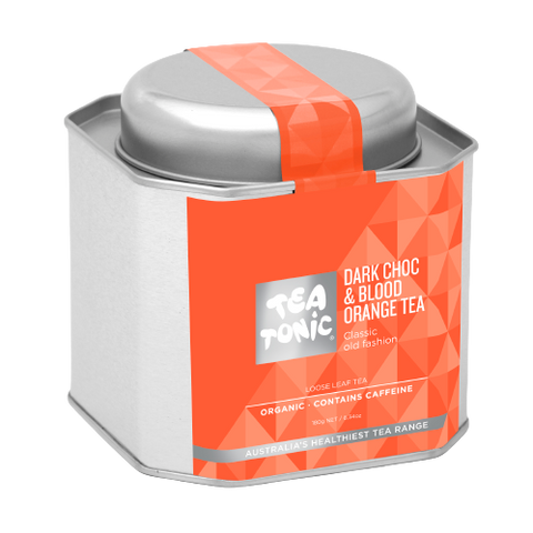 Blood Orange & Dark Choc Tea  - Tin Loose Leaf  Organic