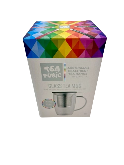 Tea Mug For 1 - Including Well Being Tea loose Leaf travel Tin