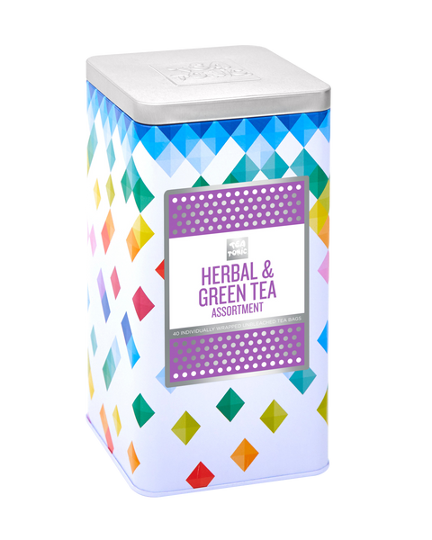 Herbal and Green Tea  Tin - Teabags