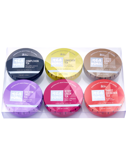 Detox Pack - 6 Loose Leaf Travel Tins