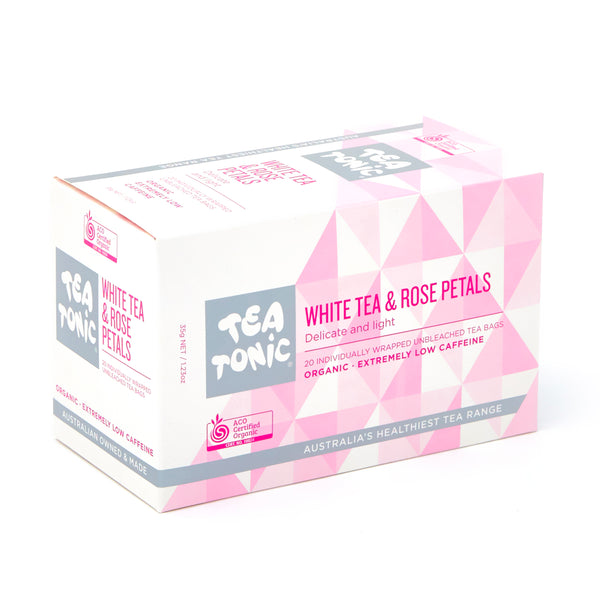 White Tea & Rose Petals* - 20 Teabags Box