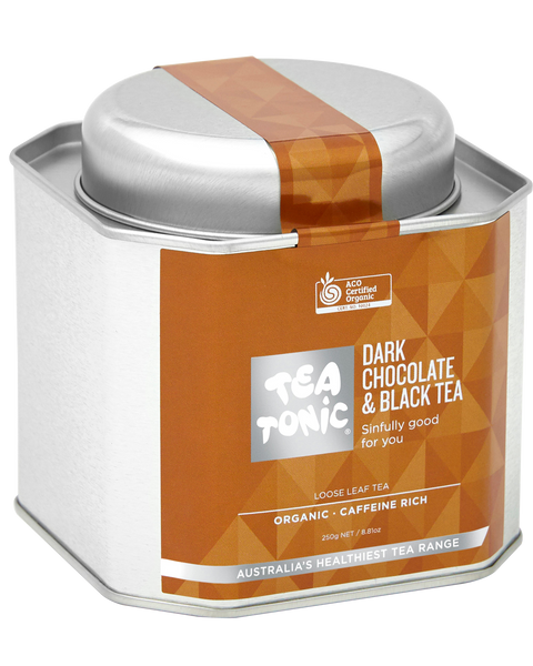 Dark Chocolate & Black Tea - Tin Loose Leaf Organic