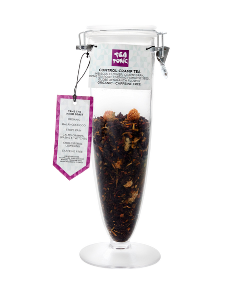 Control Cramp Tea - Loose Leaf Cone Jar