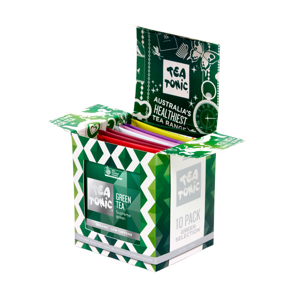 10 Pack Green Selection Box