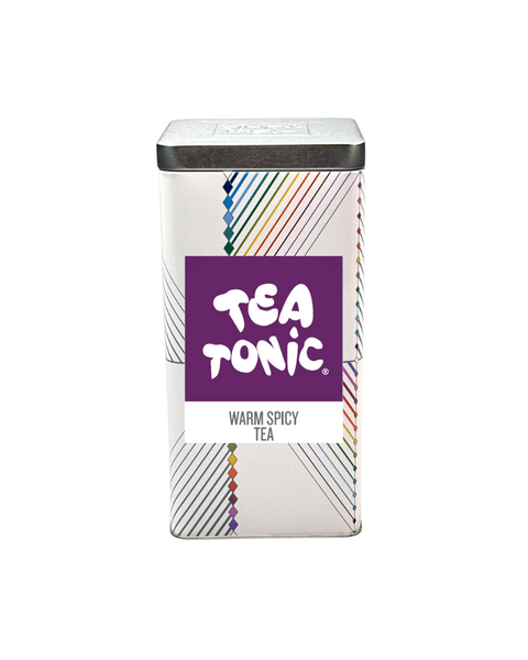 TALL TIN WARM SPICY TEA - 50 TEABAGS
