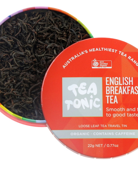 English Breakfast Tea  - Travel Tin Loose Leaf Tea Organic