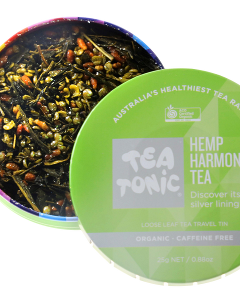 Hemp Harmony Tea - Travel Tin Loose Leaf Tea Organic