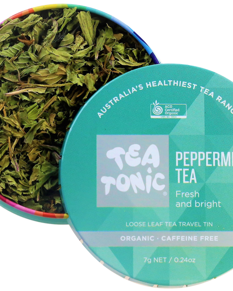 Peppermint Tea - Travel Tin Loose Leaf Tea Organic