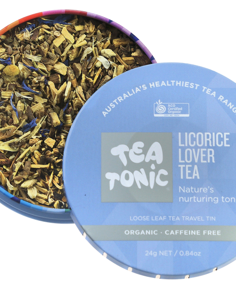 Licorice Lover Tea - Travel Tin Loose Leaf Tea Organic