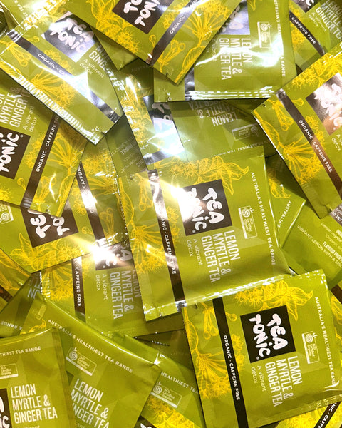 Lemon Myrtle and Ginger Tea  - 200 Teabags Bulk Organic
