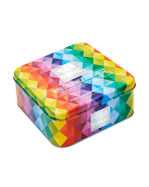 Mini Tea Chest  - Gourmet Tin - 1 Teabag of Complete Tea Range