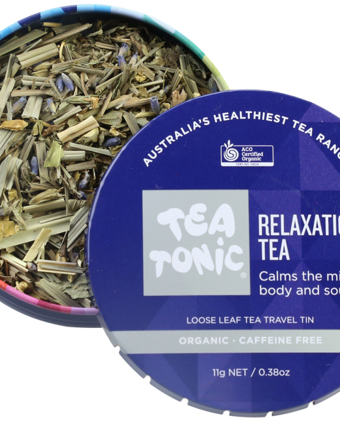 Relaxation Tea - Travel Tin  Loose Leaf Tea Organic