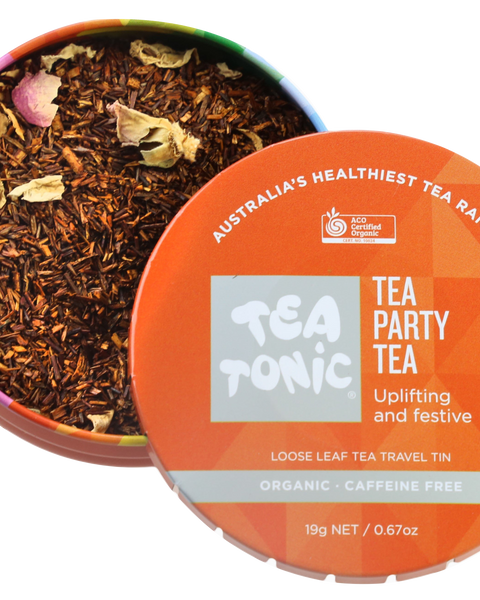 Tea Party Tea Loose Leaf Travel Tin