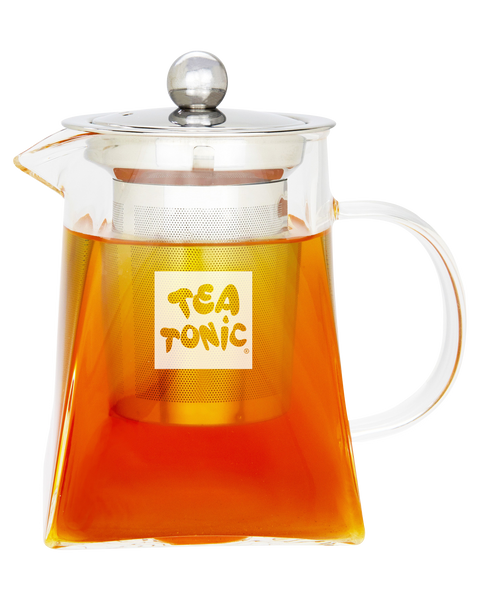 Square Glass Tea Pot 400ml - 2 Cups