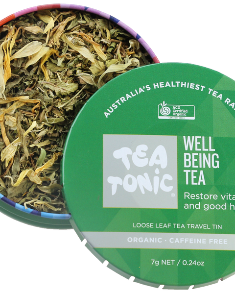Well Being Tea - Travel Tin Loose Leaf Tea Organic
