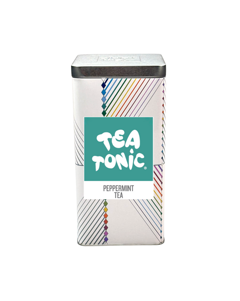 TALL TIN PEPPERMINT TEA - 50 TEABAGS