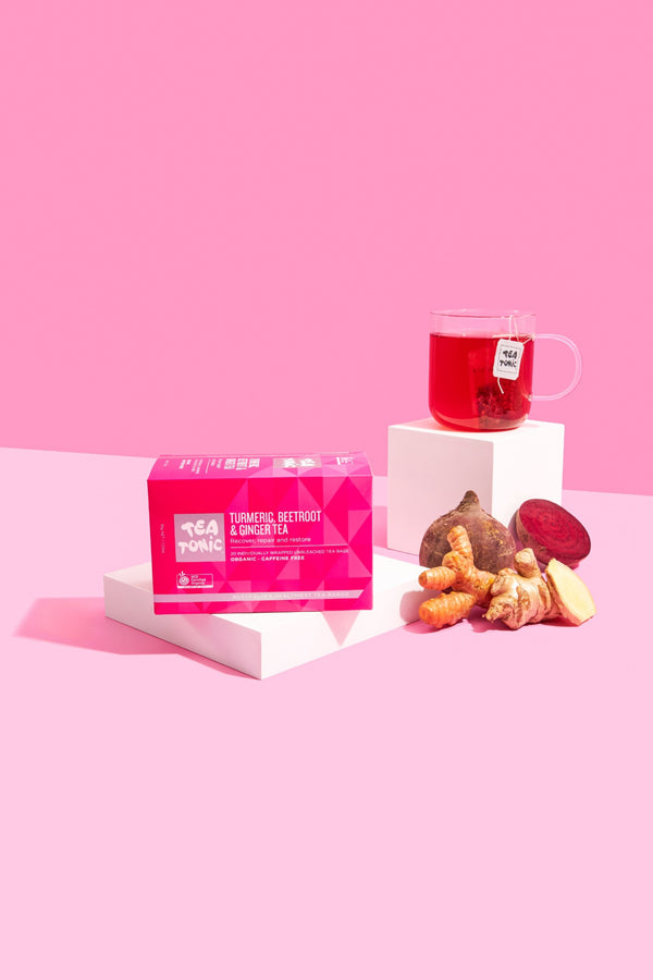 Turmeric, Beetroot & Ginger Tea - 20 Teabags Box