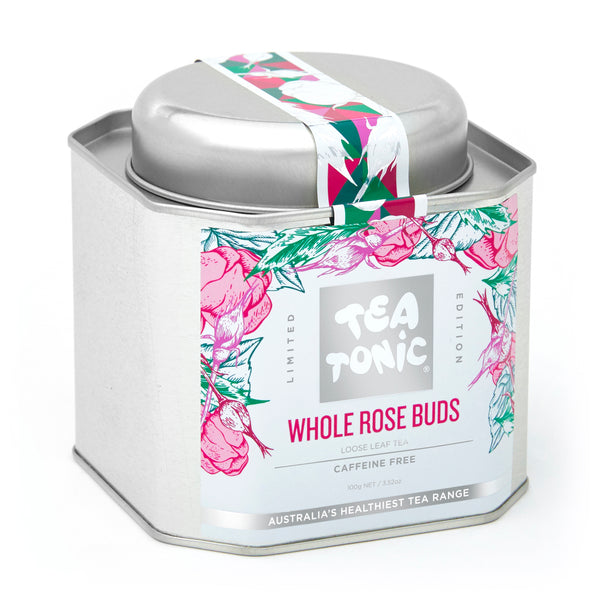 Whole Rose Bud Tea - Tin Loose Leaf