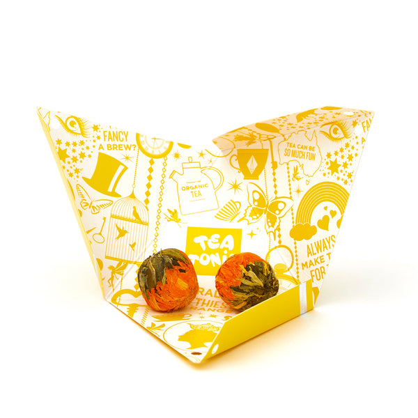 Flowering Tea Ball "Golden Fortune"