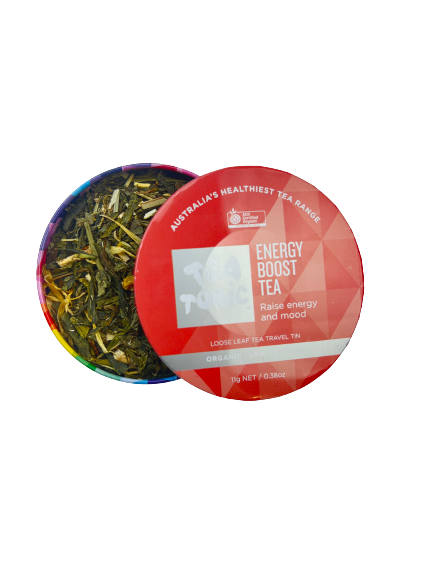 Energy Boost Tea  - Travel Tin Loose Leaf Tea Organic