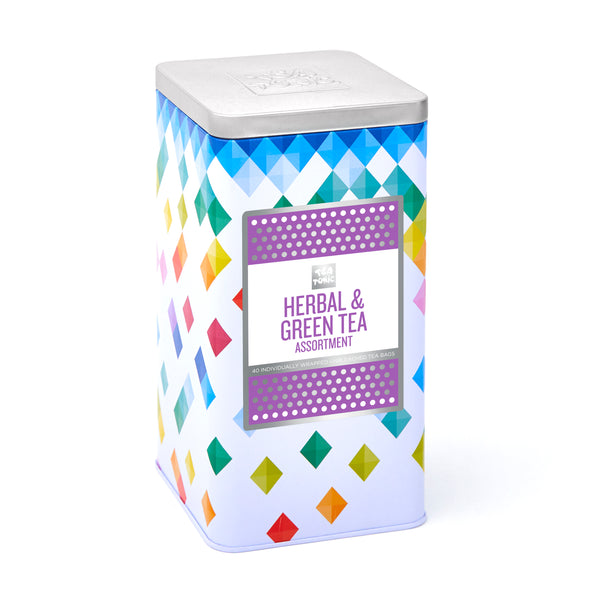 Herbal and Green Tea  Tin - Tall Tin