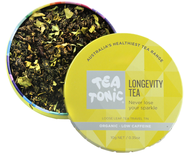 Tea Mug For 1 - Including Longevity Tea Loose Leaf Travel Tin