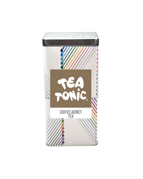 TALL TIN COFFEE ADDICT TEA - 50 TEABAGS