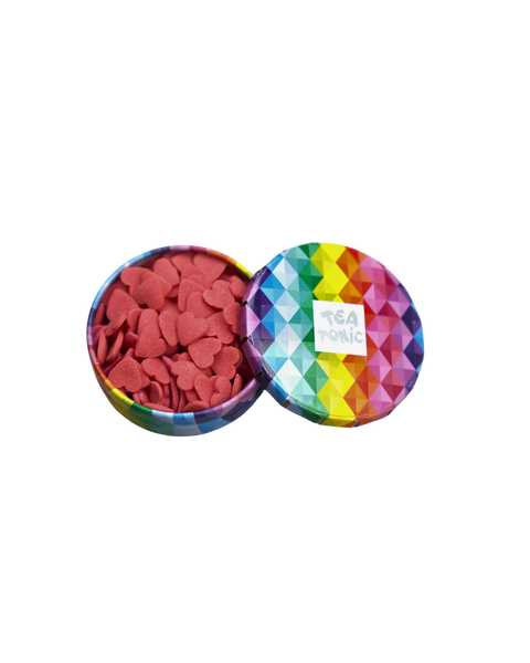Red Sugar Hearts - Mini Tin 8g
