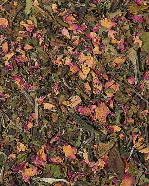 White Tea & Rose Petals Tea - 150g Loose Leaf Organic