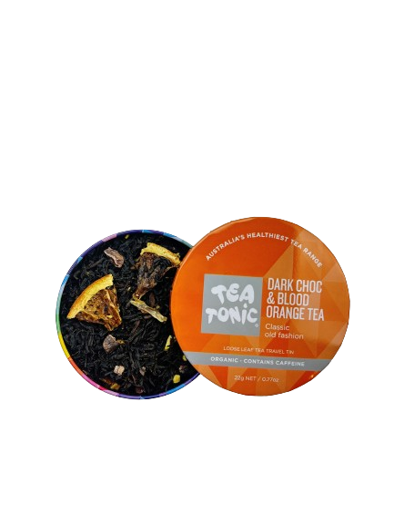 Blood Orange & Dark Choc Tea -  Travel Tin Loose Leaf Tea