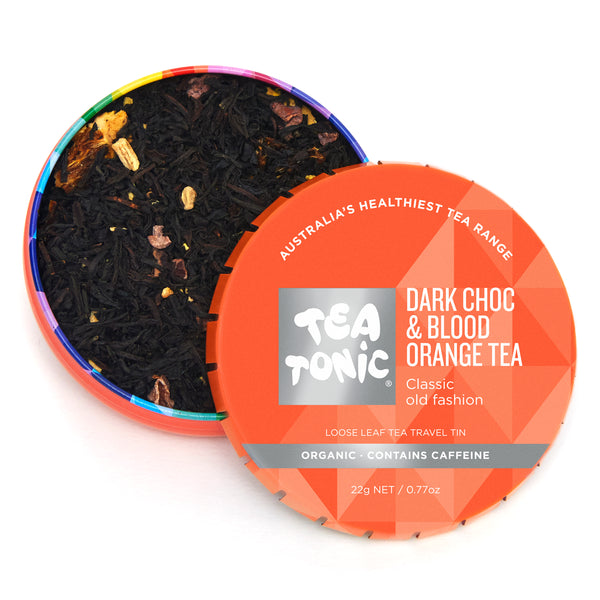 Blood Orange & Dark Choc Tea - Travel Tin