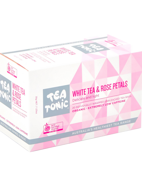 White Tea & Rose Petals* - 20 Teabags Box