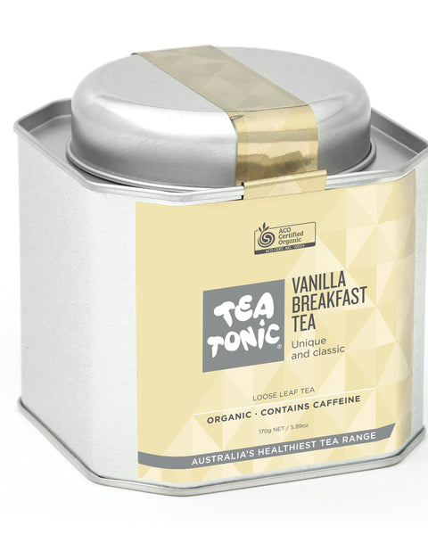 Vanilla Breakfast Tea - Tin Loose Leaf Organic