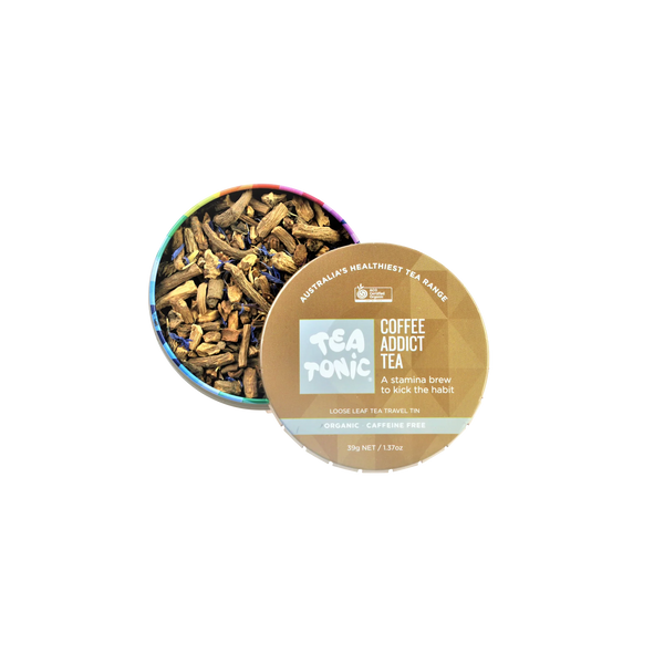 Coffee Addict Tea - Travel Tin Loose Leaf Tea Organic