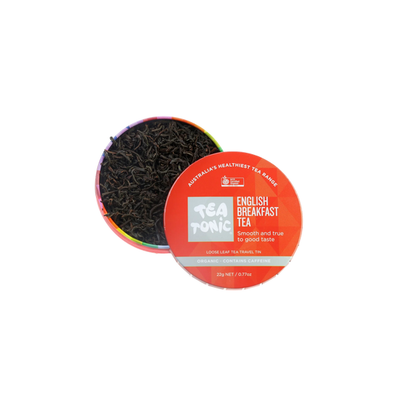 English Breakfast Tea  - Travel Tin Loose Leaf Tea Organic