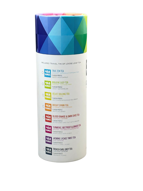 Glass Tea Bottle 1L - TURMERIC BEETROOT & GINGER TEA