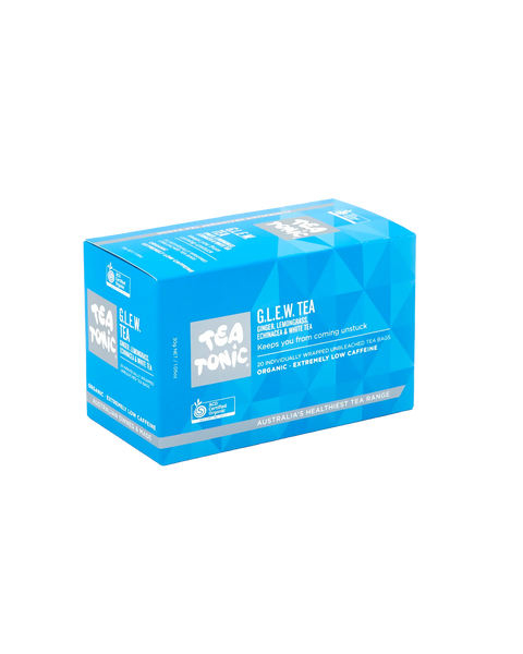 GLEW (ginger, lemongrass, echinacea, white tea)Tea - 20 Teabags Box Organic