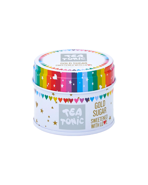 Gold Sugar with Hearts