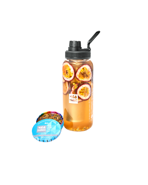 Glass Tea Bottle 1L - TRUE CALM TEA