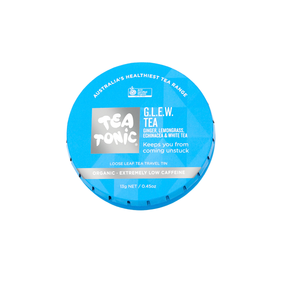 GLEW (Ginger, Lemongrass, Echinacea, White Tea) Tea - Travel Pack