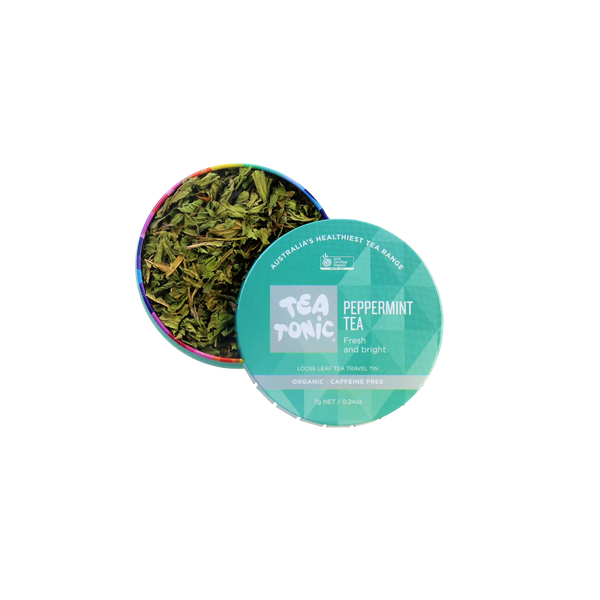 Peppermint Tea - Travel Tin Loose Leaf Tea Organic