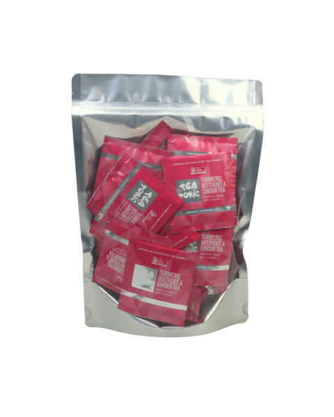 Turmeric, Beetroot & Ginger Tea - 50 Teabags Pouch