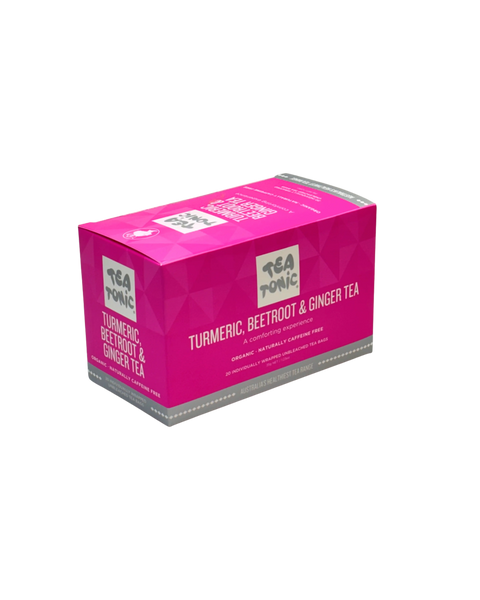 Turmeric Beetroot & Ginger Tea - 20 Teabags Box Organic