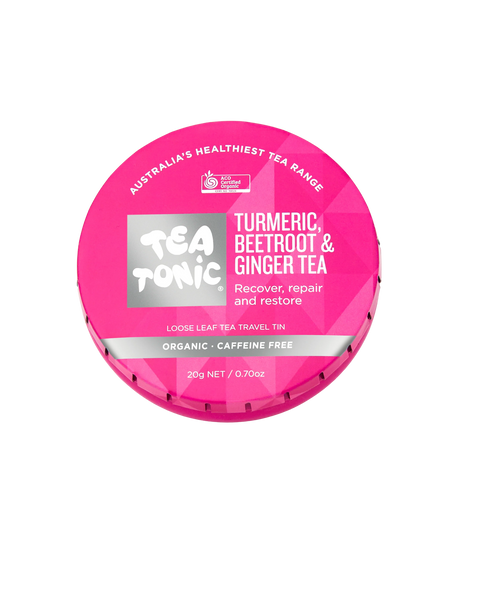 Turmeric Beetroot & Ginger Tea - Travel Tin Loose Leaf Tea Organic