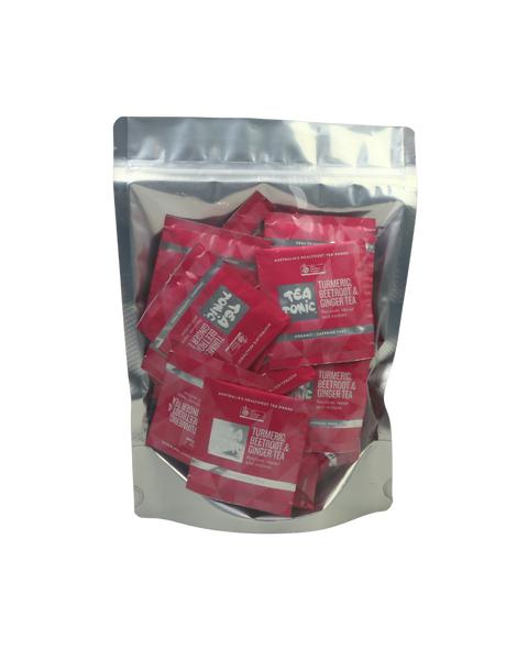 Turmeric, Beetroot & Ginger Tea - 50 Teabags Pouch
