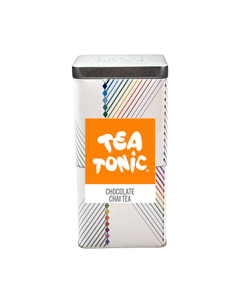 TALL TIN CHOCOLATE CHAI TEA - 50 TEABAGS